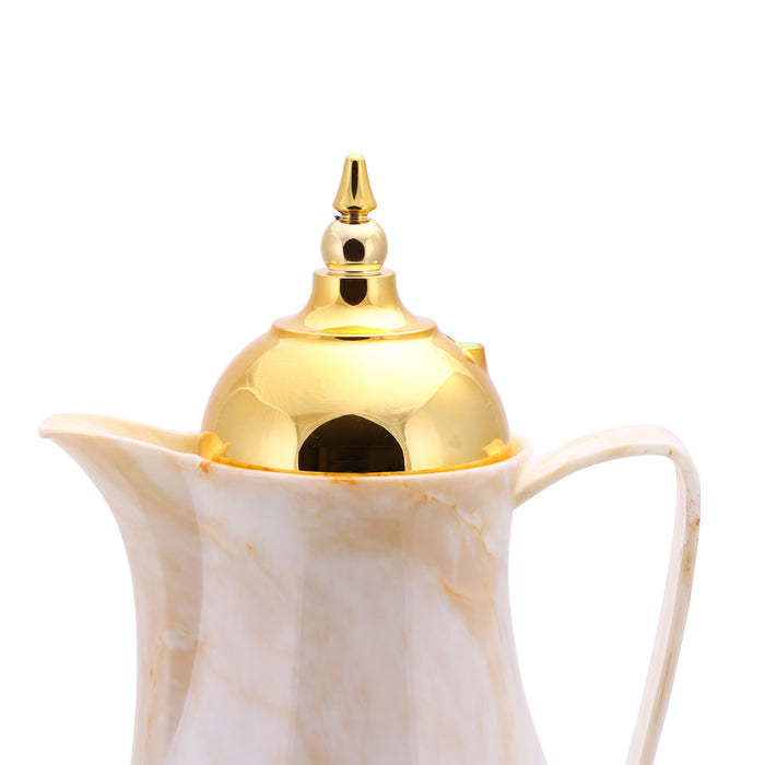 طقم دلة قهوة وشاي رويال فورد مزدوج الجدار 1 لتر حافظ حراري