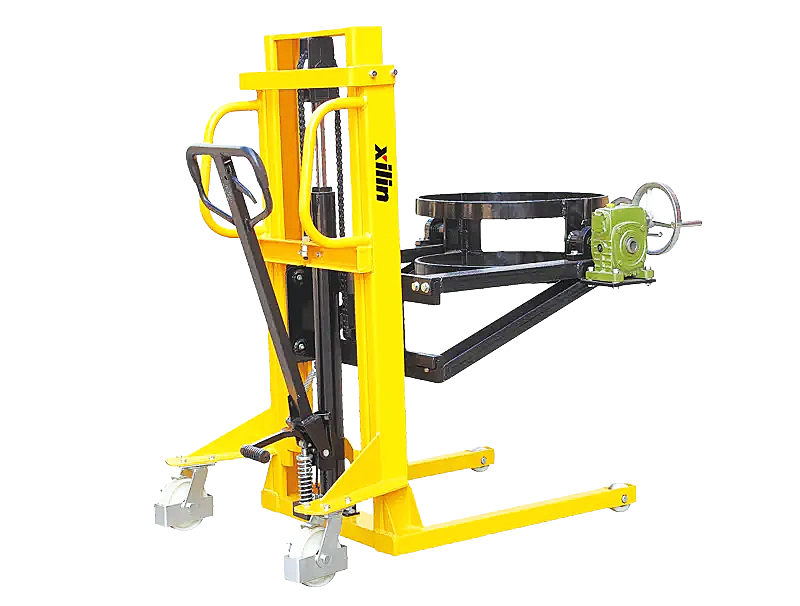 رافعة براميل يكسلين YTD-35 هيدروليكية سعة 350 كجم مع دوران 360°