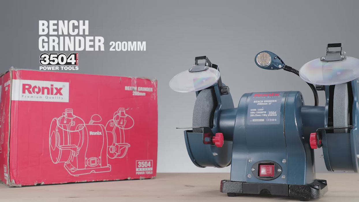 ماكينة جلخ صناعي 520 واط 8" من RONIX