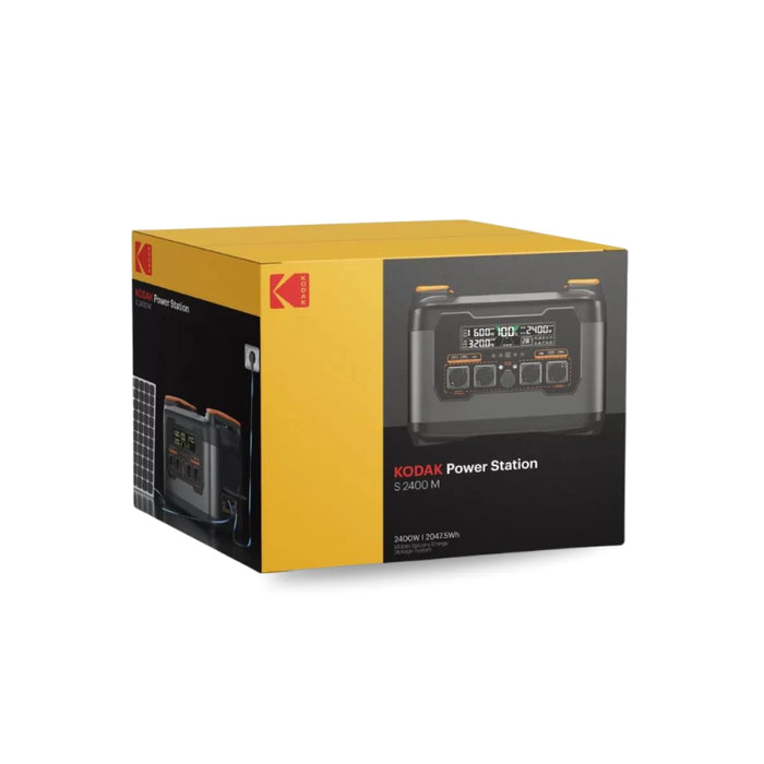 محطة طاقة محمولة Kodak S2400 بسعة 2047.5 واط وشحن بيئي متعدد الإدخال