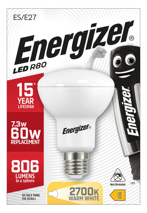 LED bulb 9 watts R80 - Energizer 