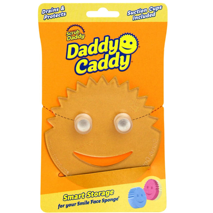 حامل ومنظم سكراب دادي الذكي لتخزين وتجفيف الإسفنج على الأحواض من Scrub Daddy