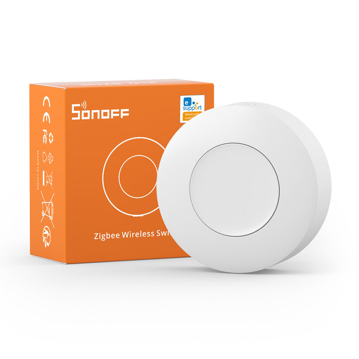 مفتاح Zigbee اللاسلكي SNZB-01P بتخصيص إجراءات الزر وتحكم متعدد بالأجهزة من sonoff