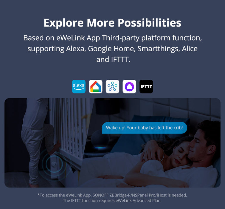 مستشعر الحركة Zigbee SNZB-03P بدقة كشف 5 ثوانٍ وعمر بطارية 3 سنوات من sonoff