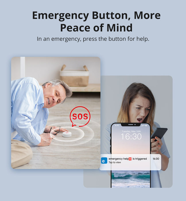 مفتاح Zigbee اللاسلكي SNZB-01P بتخصيص إجراءات الزر وتحكم متعدد بالأجهزة من sonoff