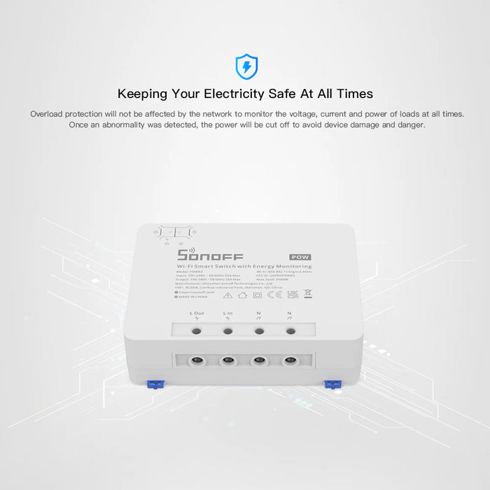 SONOFF POWR3 High Power Smart Switch