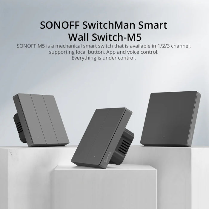 مفتاح حائط ذكي سونوف سويتش مان M5 من SONOFF