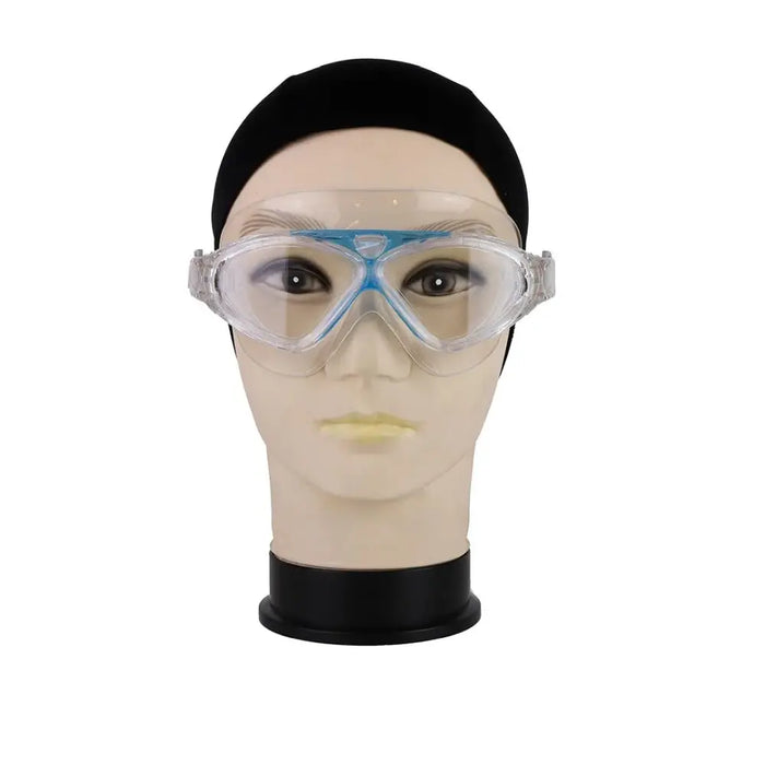 نظارة سباحة بعدسات واسعة من SPEEDO مع حماية من الأشعة فوق البنفسجية وحزام قابل للتعديل