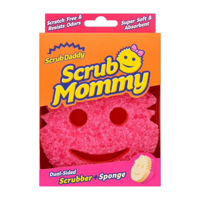 إسفنجة سكراب مومي مزدوجة الجوانب لتنظيف الصحون والأسطح بدون خدوش من Scrub Daddy