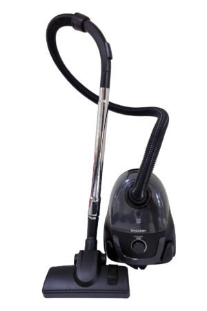 Sharp Vacuum Cleaner, 1600 Watt, Black - HEPA Filter - Washable Bag Sharp Vacuum Cleaner, 1600 Watt, Black - HEPA Filter - Washable Bag
