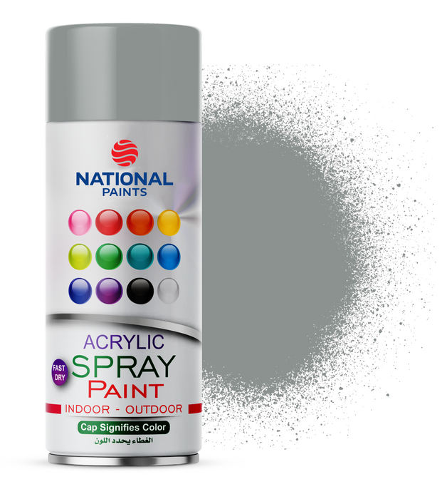 Silver gray spray paint - National 