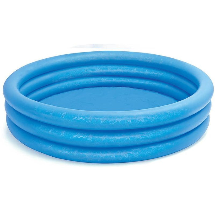 مسبح خارجي قابل للنفخ للأطفال باللون الأزرق الفاتح