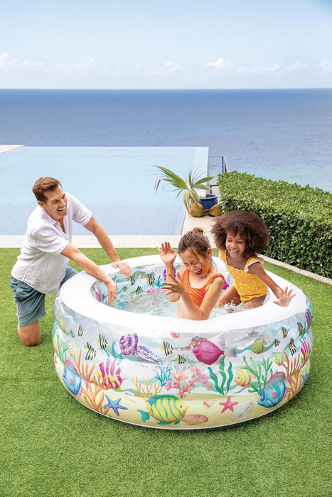 Intex High Floor Inflatable Round Pool
