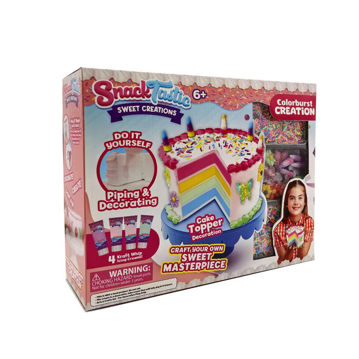 إبداعات الألوان لتزيين الكعك للأطفال من عمر 6 سنوات فما فوق من SNACK TASTIC