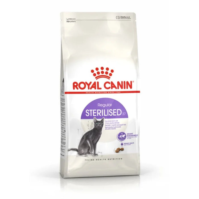 طعام جاف للقطط المعقمة (1-7 سنوات) للتحكم بالوزن والحفاظ على الكتلة العضلية، 4 كجم من Royal Canin