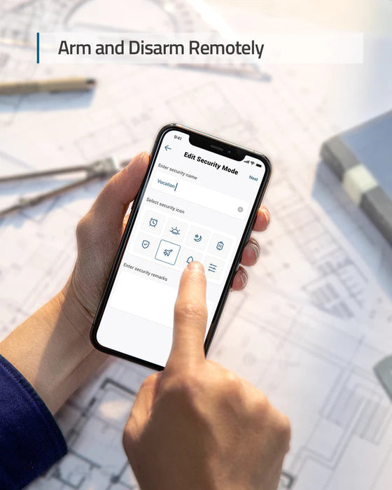 طقم إنذار أمني 5 قطع بتنبيهات فورية وبدون رسوم شهرية من Anker