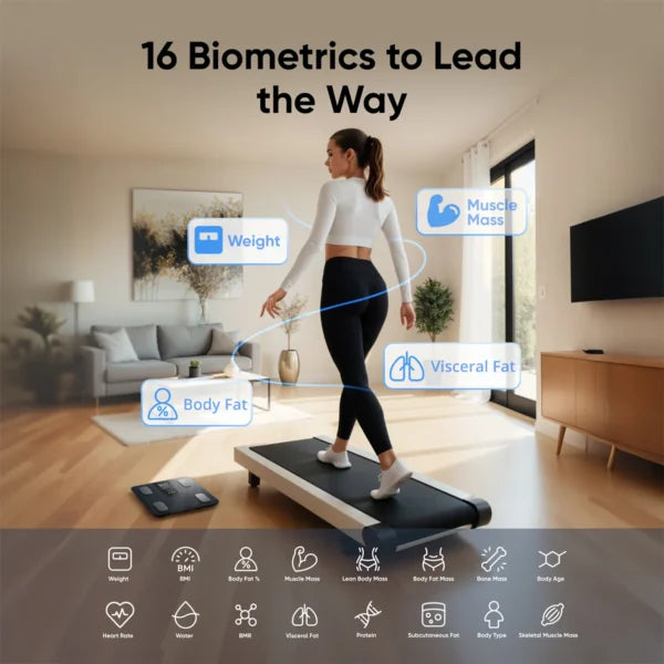 ميزان ذكي يقيس 16 مقياسا بدنيا لعرض مؤشرات الصحة الفورية من Anker