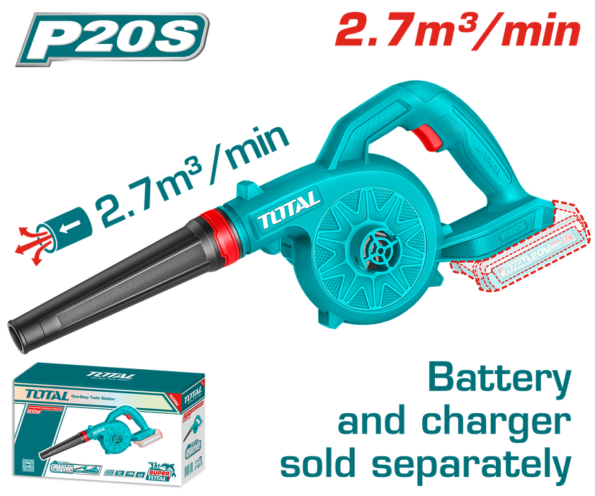 نفاخ هواء محمول 20 فولت TABLI2078 بسرعة 18000 دورة مثالي للتنظيف