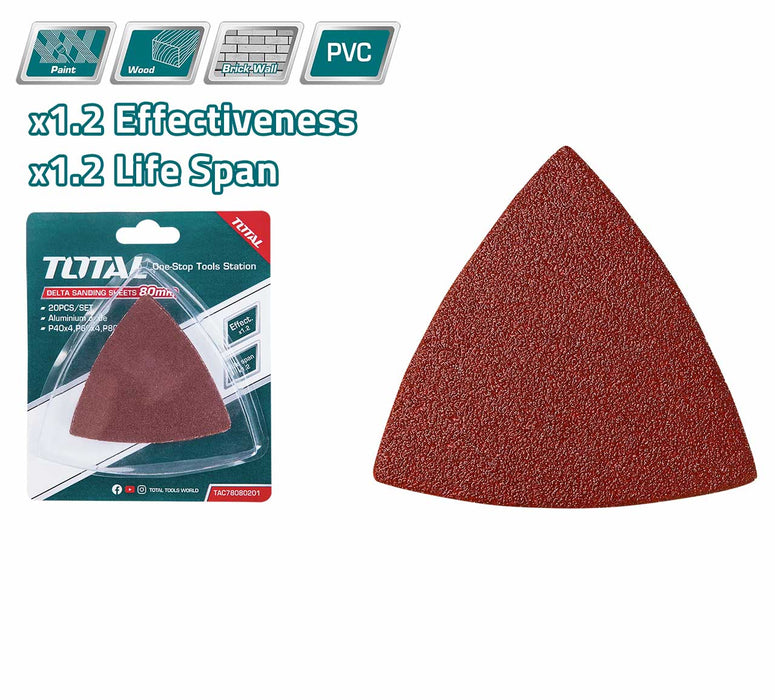 ورق حف مثلث  من توتال Bashiti Hardware