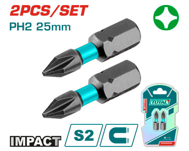 Total TACIM71PH225 راسية درل مصلب عدد2 PH2*25mm