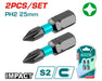 Total TACIM71PH225 راسية درل مصلب عدد2 PH2*25mm