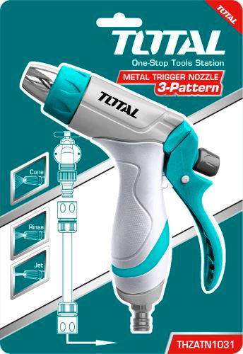 فرد رش حديقه راسيه حديد 3 حركات TOTAL THZATN1031