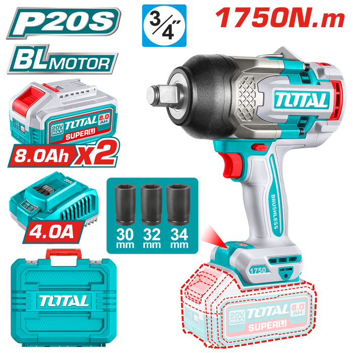 دريل بوكسات لاسلكي بقوة عزم 1750 نيوتن متر من توتال