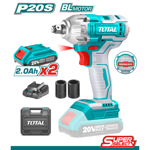 دريل بوكس شحن 1/2" من Total Bashiti Hardware