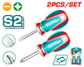 Total TKSDS2226 طقم مفك طبة عادي ومصلب
