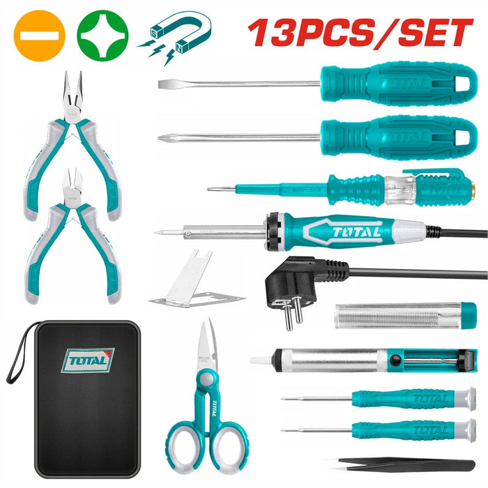 Electronic maintenance kit 13 pieces from Total