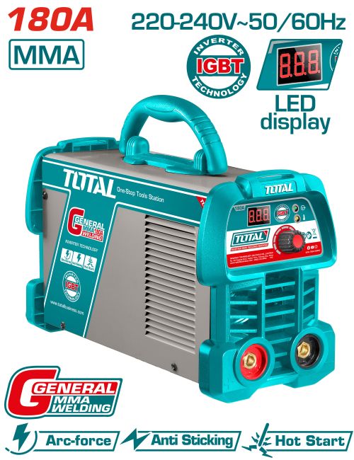 Total TW218059 ماكنة لحام الكتروني 180 أمبير