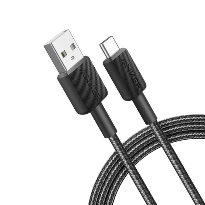 كابل نايلون USB-C إلى USB-A 2.0 بطول 6FT للشحن السريع من Anker