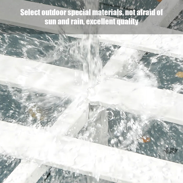 Modern Outdoor Aluminum Sofa Set – Weather-Resistant with Soft Cushions