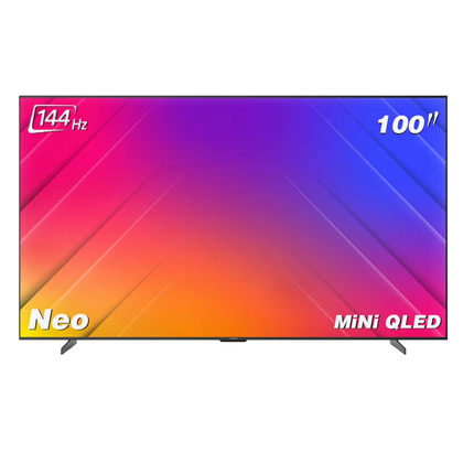 شاشة جي جارد 100 بوصة نيو Mini-QLED 4K، معدل تحديث 144 هيرتز ونظام Google TV