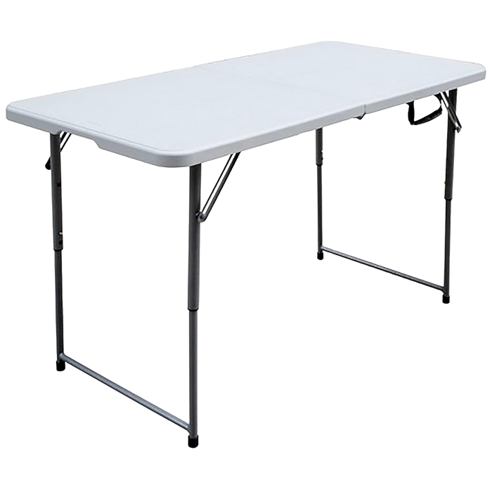 طاولة بلاستيكية قابلة للطي Adjustable 4 أقدام مناسبة للاستخدام الخارجي