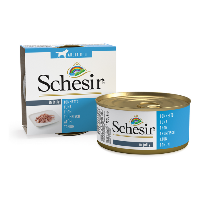 C168 SCHESIR طعام معلب للقطط تونة شرائح حقيقية في ماء مالح طبيعي 56x 85 gr
