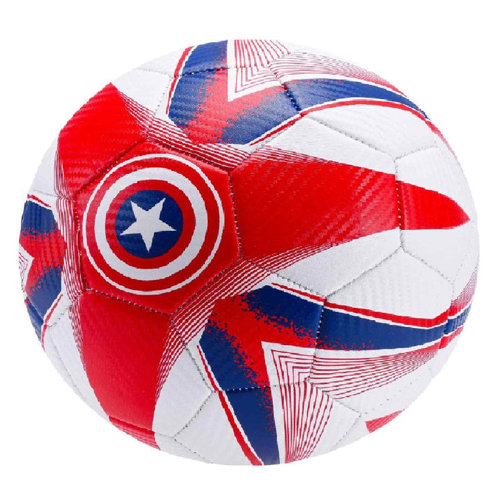 كرة قدم من ألياف الكربون كابتن أمريكا من مارفل بتصميم أنيق ومتين للعب والعرض من MARVEL BALLS-ST