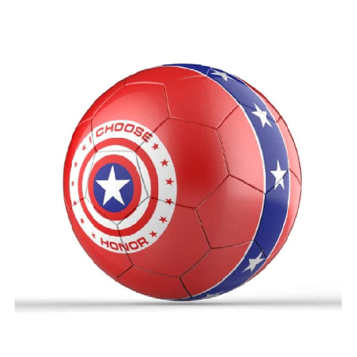 كرة القدم الحمراء كابتن أمريكا من مارفل مع تصميم مميز وجودة عالية للتدريب والمباريات من MARVEL BALLS-ST