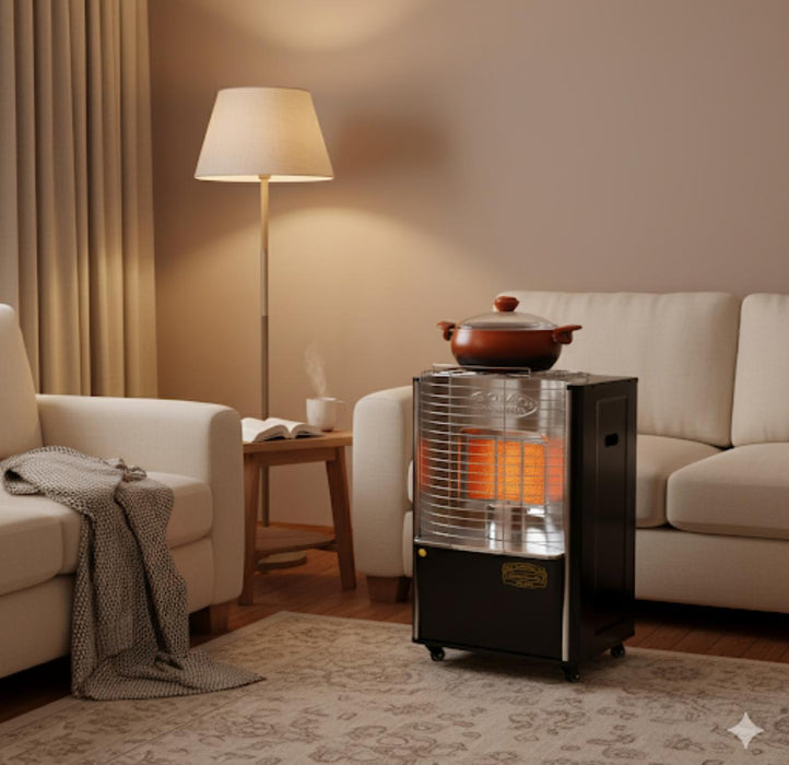 صوبة غاز رومو أنترناشونال المدورة 3 شعلات