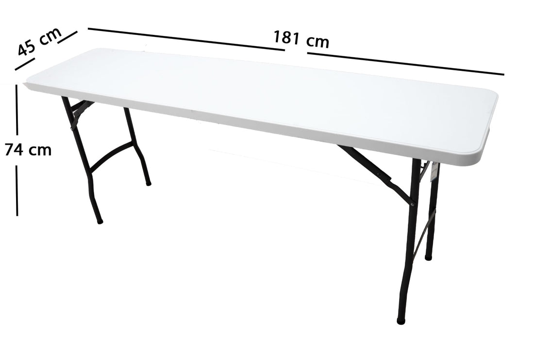 Rectangular folding table 45*160 cm Deaciber