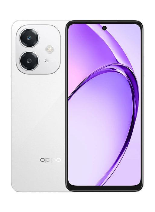هاتف أوبو A3 بذاكرة رام 6 جيجابايت، تخزين 128 جيجابايت، وبطارية 5100 مللي أمبير - أبيض