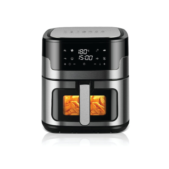 مقلاة هوائية 7.5 لتر باب زجاج من رومو انترناشونال - جعفر شوب