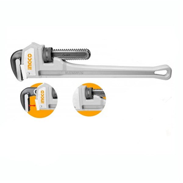 مفتاح أنابيب انكو 18 بوصة مقبض ألمنيوم فك صلب كربوني