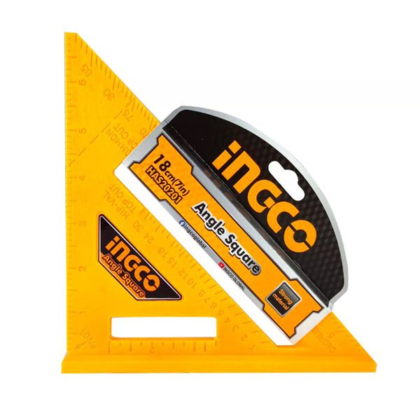 مسطرة مربع زاوية انكو 7 بوصة ABS لقياس الزوايا والقطع