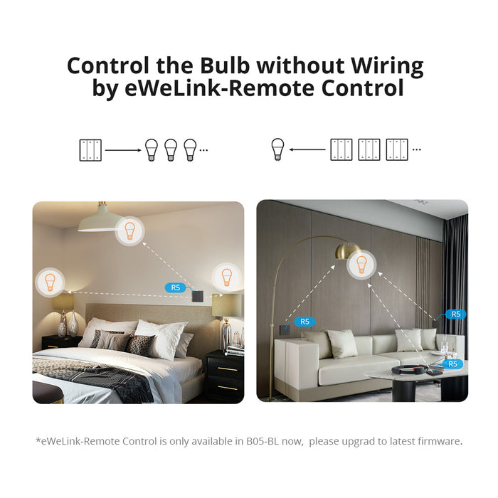 مصباح الذكي بتقنية Wi-Fi و RGB من SONOFF