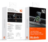شاحن سيارة لاسلكي مغناطيسي 15 واط مع كابل قابل للسحب لأجهزة آيفون 12-15 من Mcdodo