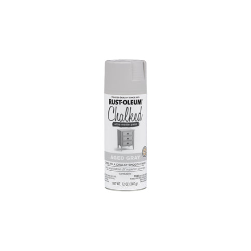 دهان رش الترا مط (مطفي جاف) رمادي معتق سعة 12 أونصة من Rust-Oleum