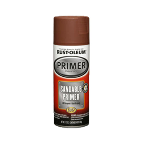دهان رش حف أساس أحمر 12 أونصة سريع الجفاف RUST-OLEUM