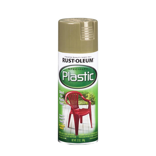 دهان رش بني فاتح تان للبلاستيك والأثاث RUST-OLEUM