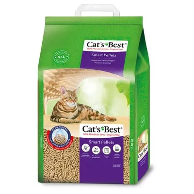 Cats Best Smart Cat Pellets 20L - High in Fiber and Naturally Dried